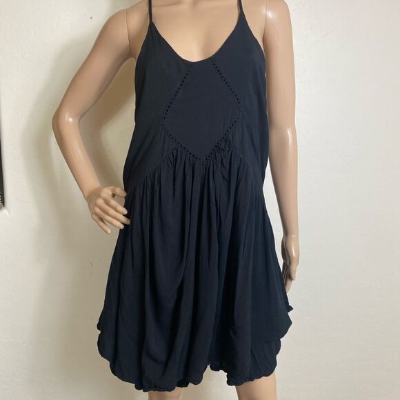 Romeo & Juliet couture M summer dress with racer back sleeveless black - Picture 1 of 6